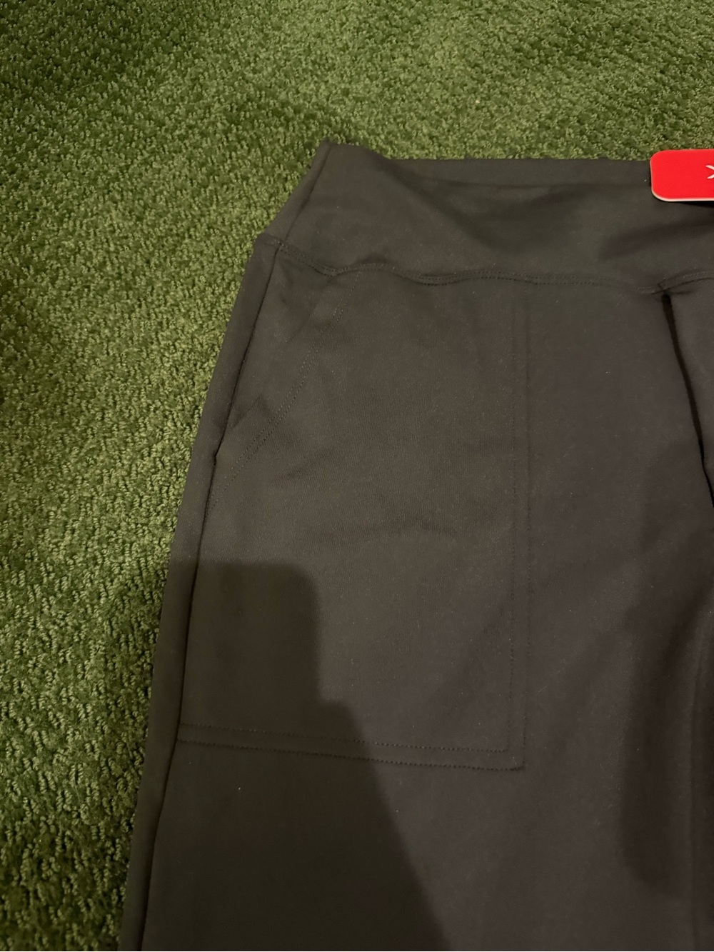 Women's Wide-Leg Black Pull-On Pants - Picture 2 of 12